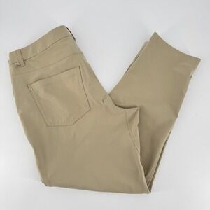 Lululemon ABC Classic Fit Pants Mens 34‎ Trench Warpstreme 5 Pocket Altered 27